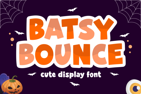 Batsy Bounce Font: A Playful Halloween Design Asset