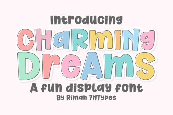 Enchant Your Designs with Charming Dreams Typography