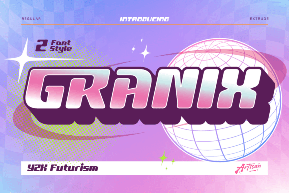 Granix: The Retro-Future Font for Bold Visuals