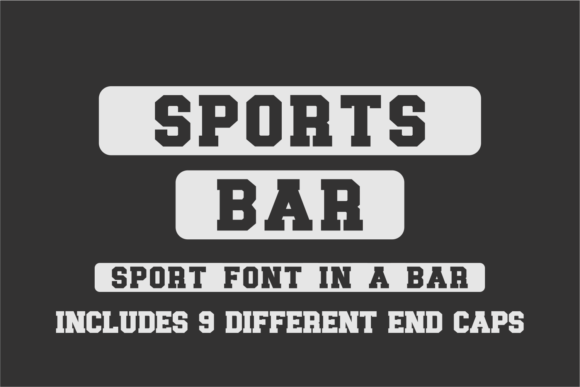 Sports Bar: The Dynamic Font for Athletic Design