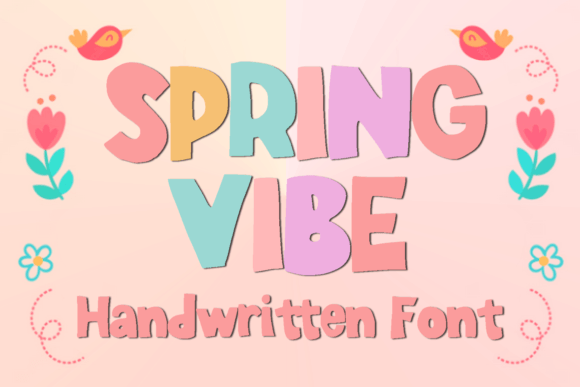 Spring Vibe: The Bold Display Font for Modern Design