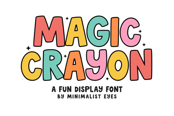 Unleash Playful Energy with the Magic Crayon Font
