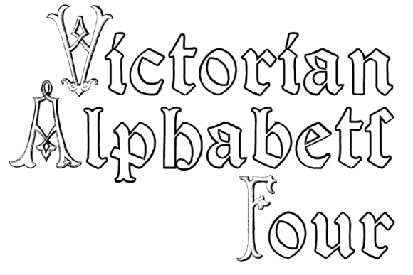 Victorian Alphabets Four: Elevate Your Design Projects